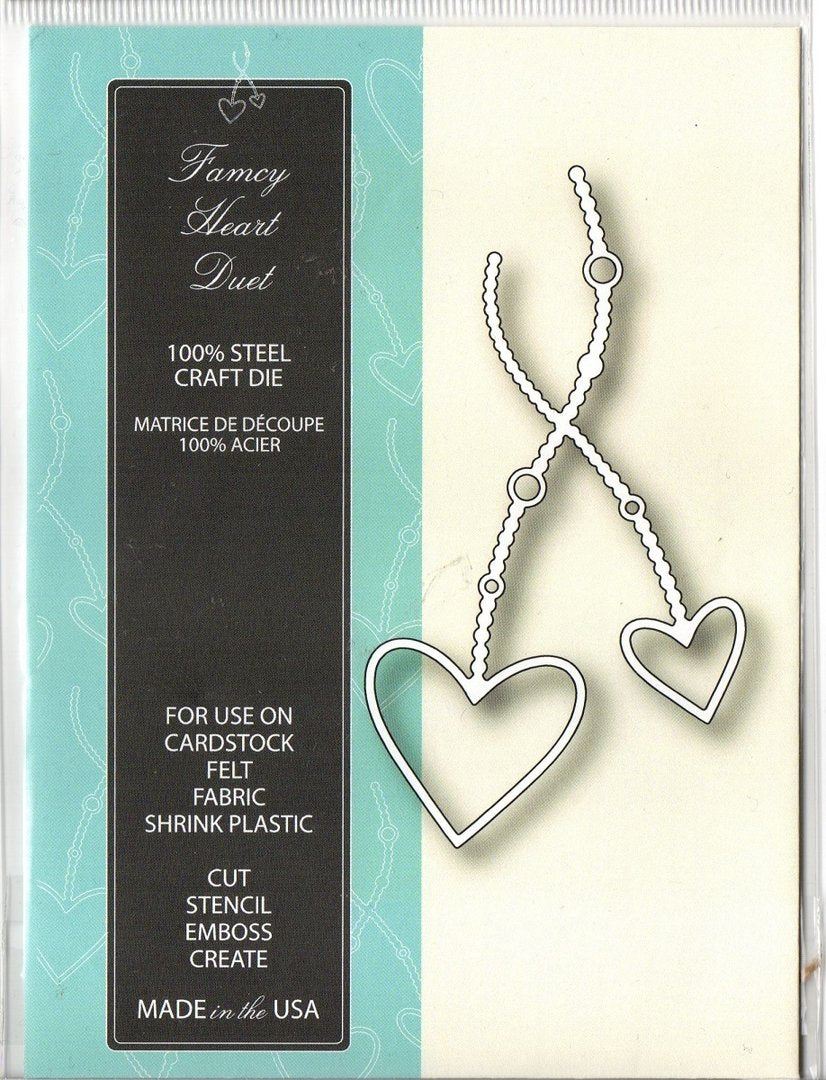 Fancy Heart Duet Die / Suaje de Dúo de Corazón de Lujo Descontinuado Memory Box