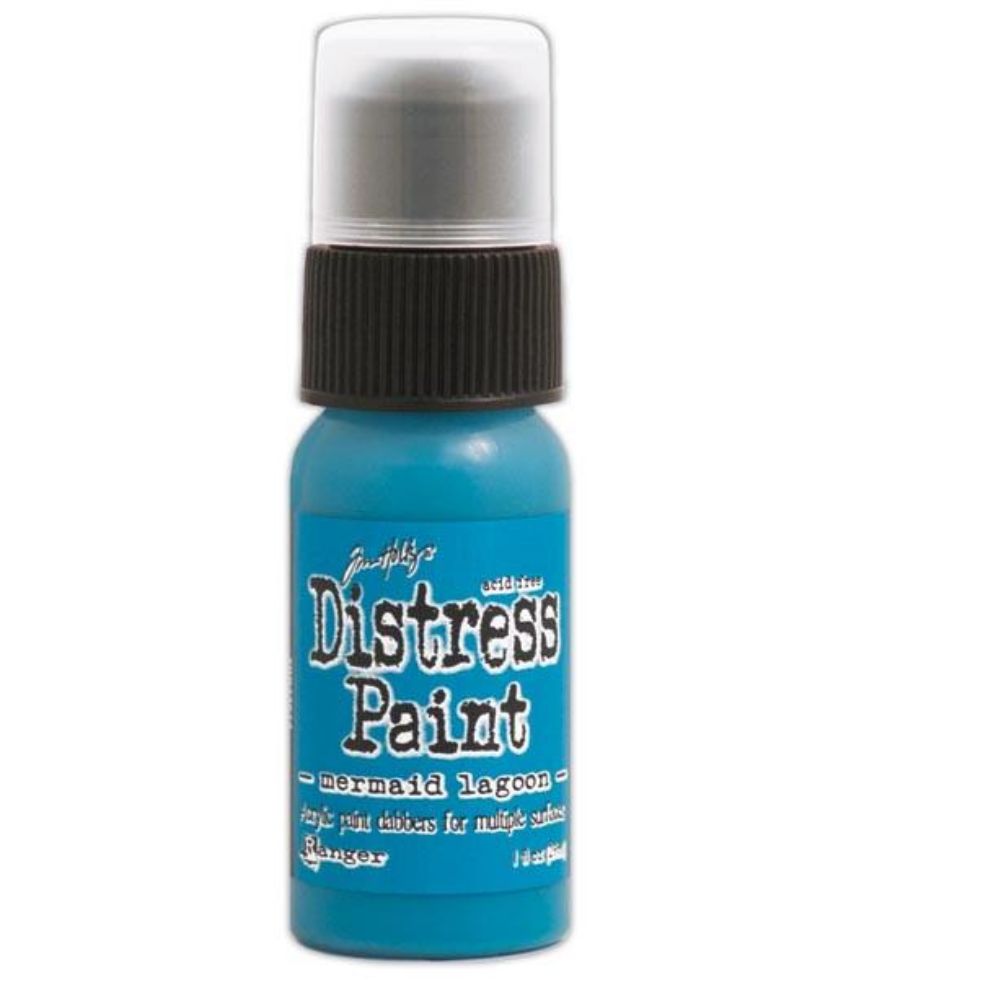 Distress Dabber Mermaid Lagoon Acrylic Paint /  Pintura Acrílica Azul Rey Descontinuado Ranger