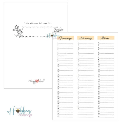 Day to Day Undated Freestyle Planner / Agenda Planificadora DESCONTINUADO Maggie Holmes