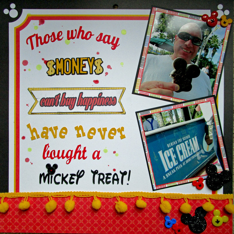 Sew Thru Mickey / Botones de Mickey descontinuado Disney