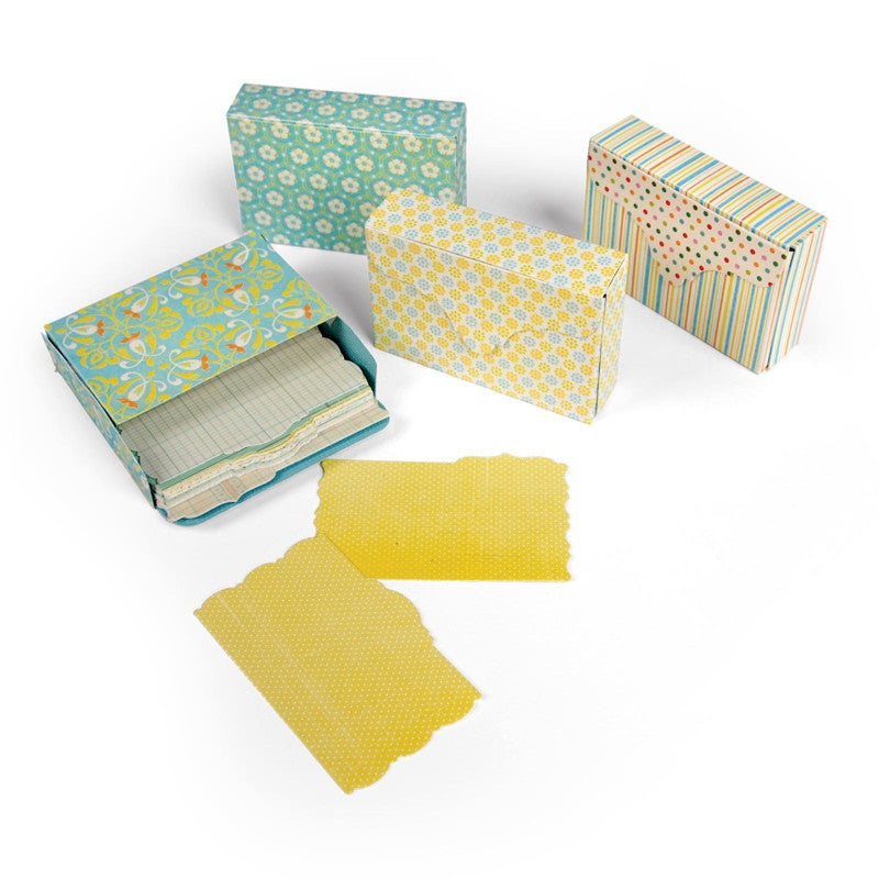 Mini Recipe Box &amp; Cards Die/ Suaje de Corte  Mini Caja y Tarjetas de Receta Descontinuado Sizzix