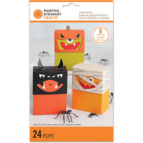 Monster Costume Treat Box Kit / Juego de Cajas para Dulces Descontinuado Martha Stewart