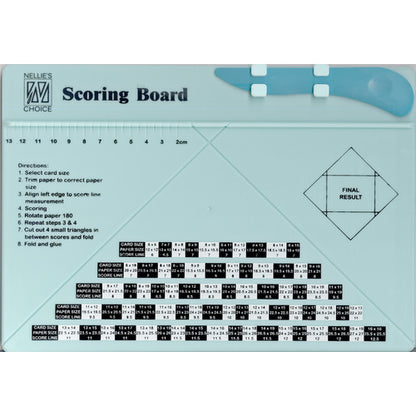 Scoring Board / Tabla para Dobleces con medidas en cm Descontinuado Joy Crafts