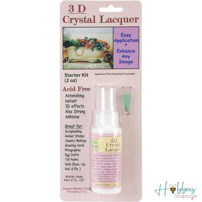 3D Crystal Lacquer Starter Kit / Barniz Dimensional Descontinuado Sakura