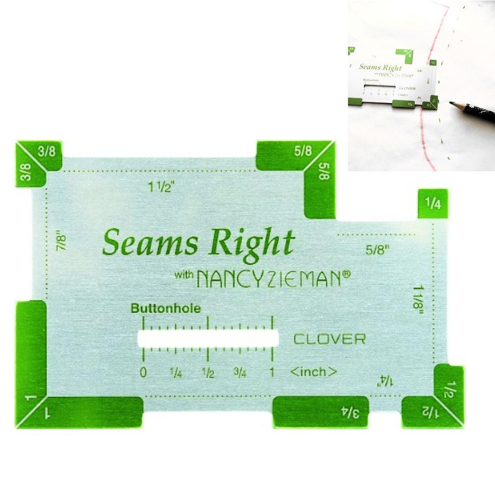 Seams Right / Regla para Costuras Perfectas Costura Clover