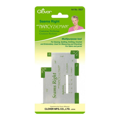 Seams Right / Regla para Costuras Perfectas Costura Clover