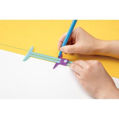 Sliding Gauge / Regla Deslizable 5 en 1 Costura Clover
