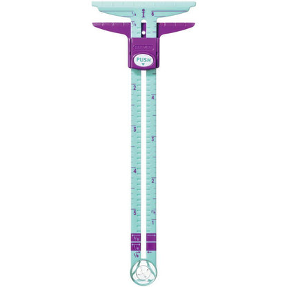 Sliding Gauge / Regla Deslizable 5 en 1 Costura Clover