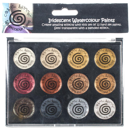 Cosmic Shimmer Watercolors Metallics / Kit de Acuarelas Iridescentes Descontinuado Creative Expressions