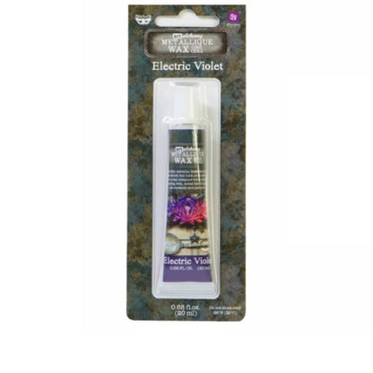 Finnabair Art Alchemy Metallique Wax Electric Violet / Pintura en Cera Metálica Violeta Pintura y Medios Mixtos Prima Marketing
