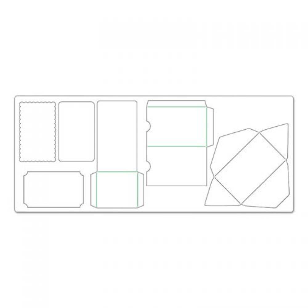 Sizzix Brenda Walton Inserts &amp; Envelopes / Suaje de Corte Correspondencia Mini Descontinuado Sizzix