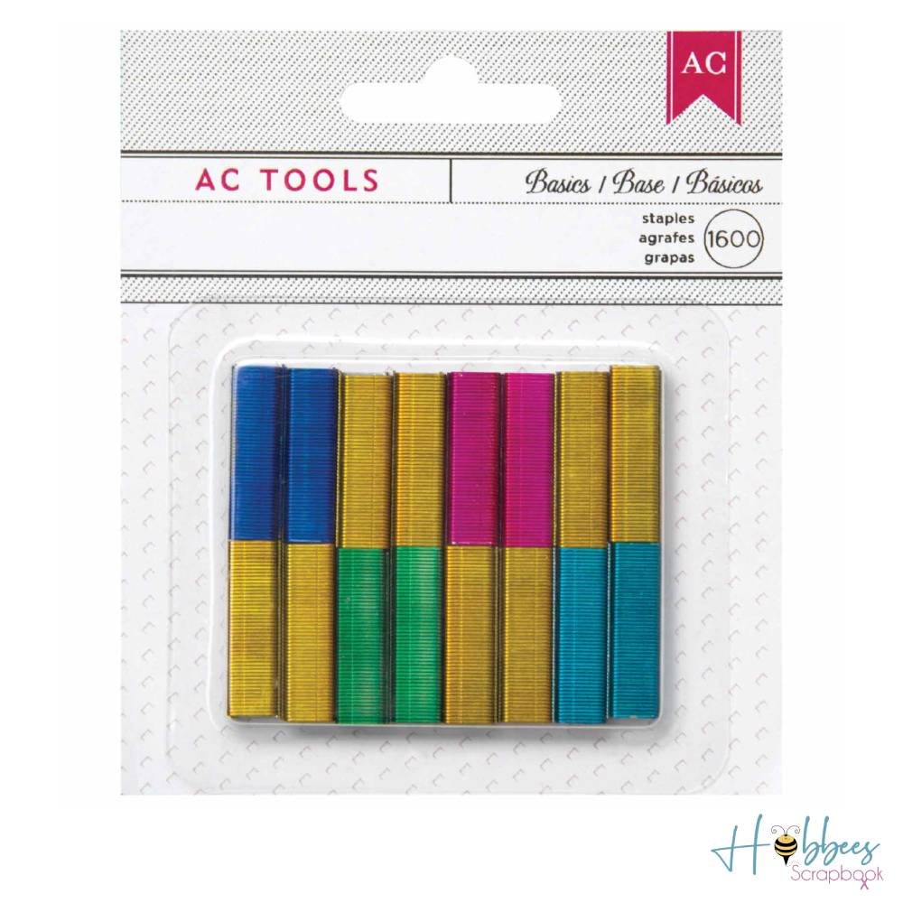 Mini Staple Refill Color / Mini Grapas Colores Descontinuado American Crafts