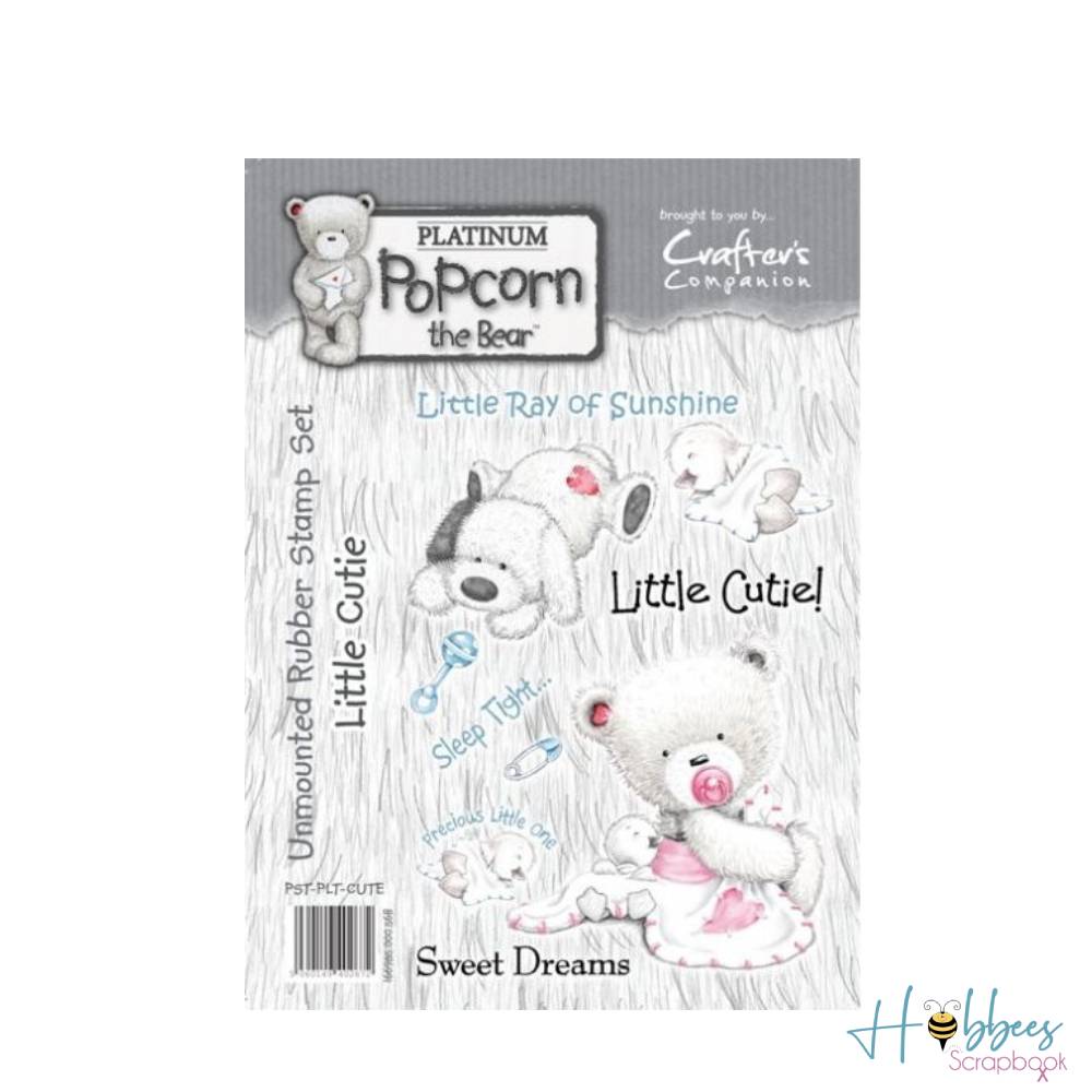 Little Cutie Rubber Stamp Set / Juego de Sellos de Goma Tiernos Descontinuado Crafter&