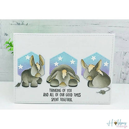Stuffies Stamps / Sellos de Polímero de Burros Descontinuado Stamping Bella