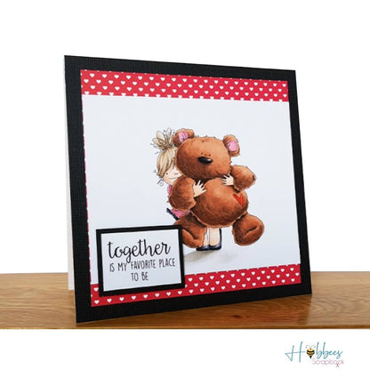 Squidgy &amp; Teddy Stamps / Sellos de Polímero de Muñeca y Osito Descontinuado Stamping Bella