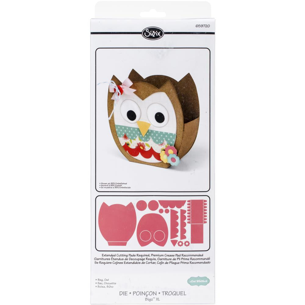 Suaje de Corte Bolsita de Búho / Owl Bag Die Descontinuado Sizzix