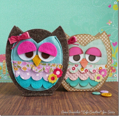 Suaje de Corte Bolsita de Búho / Owl Bag Die Descontinuado Sizzix