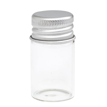 Medium Glass Jars / 6 Frascos de Vidrio Med. con Tapa Metálica Descontinuado We R Memory Keepers