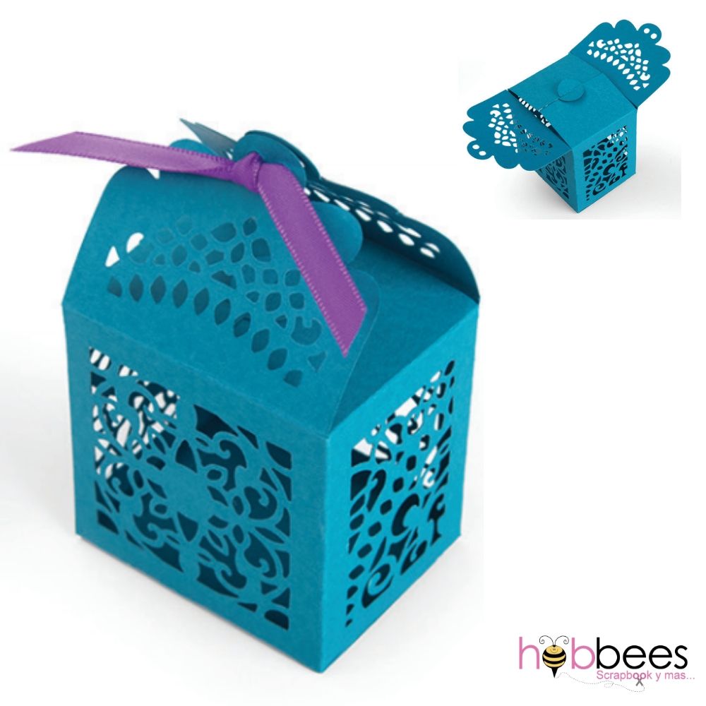 Thinlits Moroccan Lace Box Die / Suaje Caja Encaje Marroqui Descontinuado Sizzix