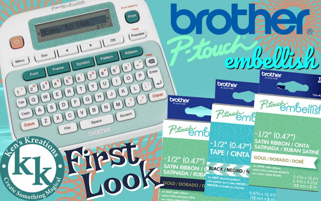 P-touch Embellish Ribbon &amp; Tape Printer / Etiquetadora Para Listones y Cintas. Descontinuado Brother