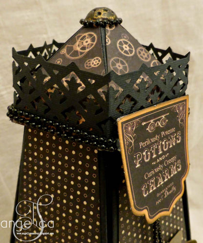 Framed Tulips 2 in 1 Deep Edge Punch / Perforadora 2 en 1 Orilla Profunda Tulipanes Enmarcados Descontinuado Martha Stewart