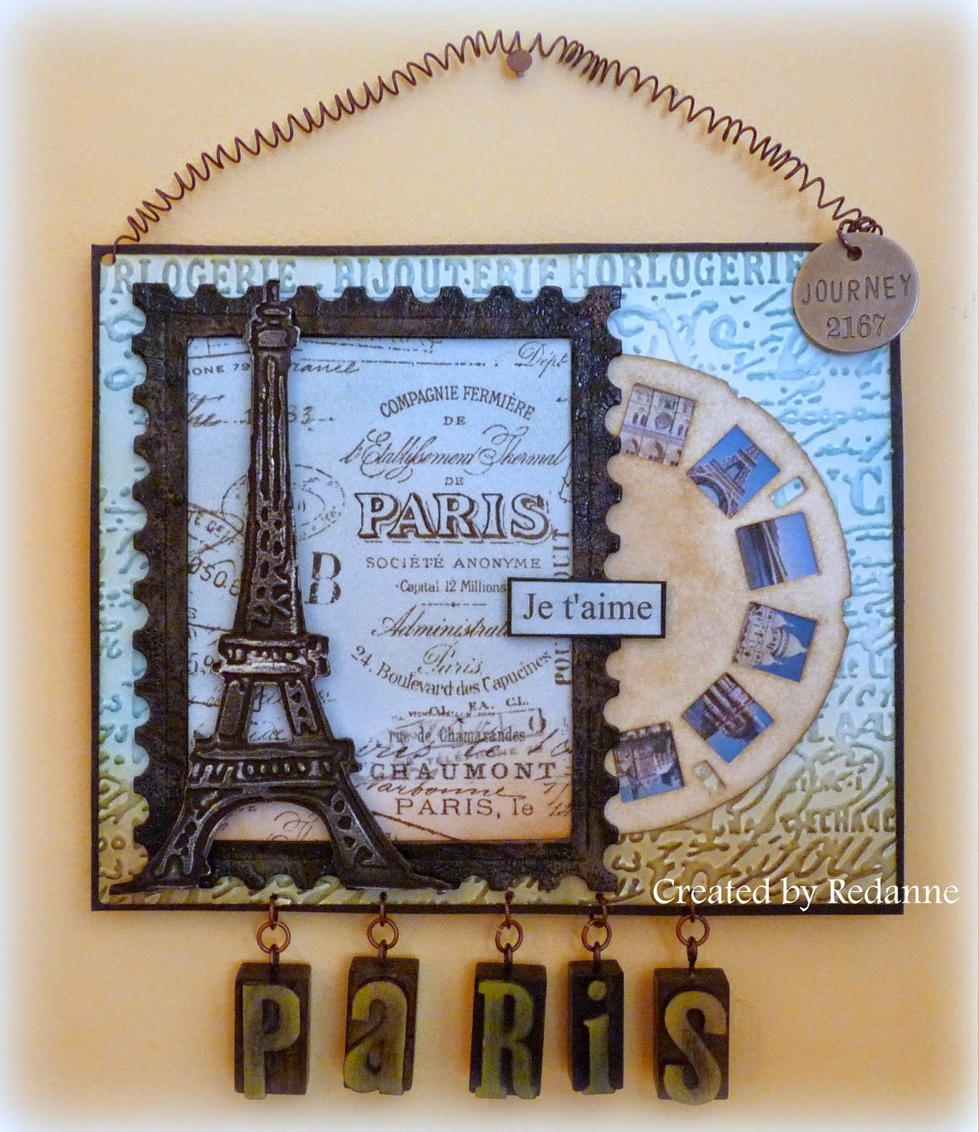 Tim Holtz Eiffel Tower &amp; French Script / 2 Folders de Grabado Torre Eiffel y Letras Descontinuado Tim Holtz