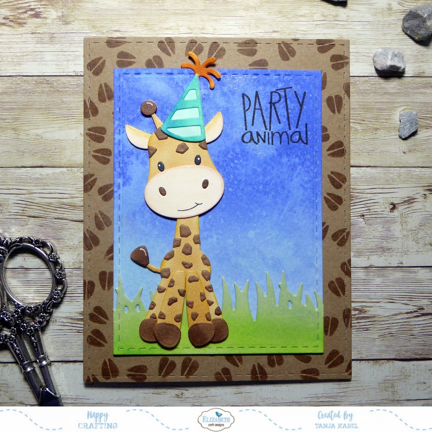 Giraffe Die / Suaje de Corte Jirafa Descontinuado Elizabeth Craft Designs