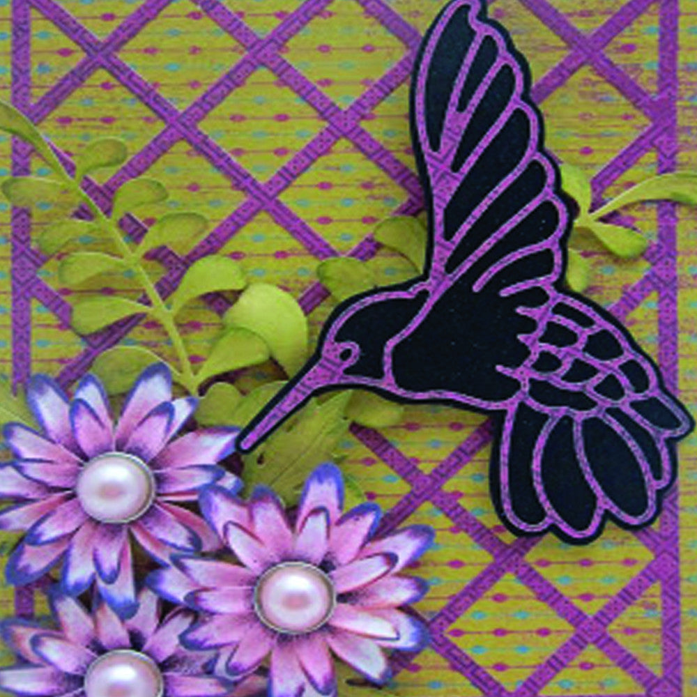 Suaje de Corte de Pajaro Colibri / Lace Hummingbird Dies Descontinuado Cheery Lynn Designs