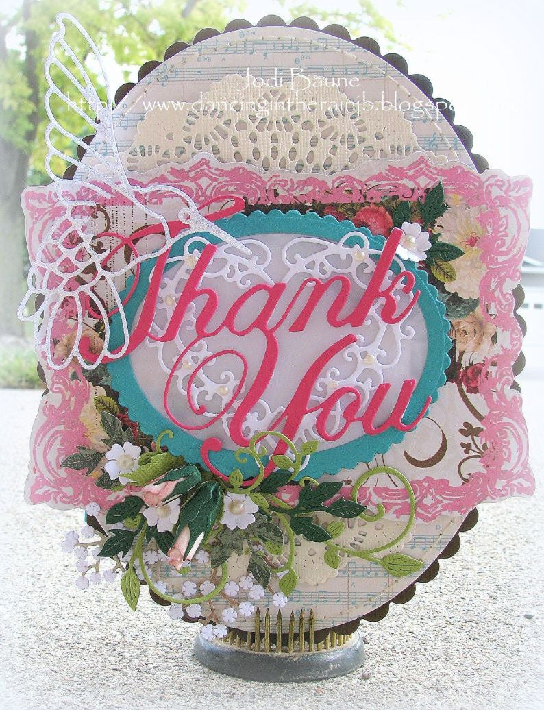 Suaje de Corte de Pajaro Colibri / Lace Hummingbird Dies Descontinuado Cheery Lynn Designs