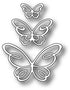 Devyn Butterfly Trio Die / Suaje de Corte Trio de Mariposas Descontinuado Poppy Stamps