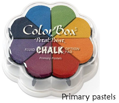 Petal Point Primary Pastel Chalk Ink Pad / Cojines de Tinta para Sellos Descontinuado Colorbox