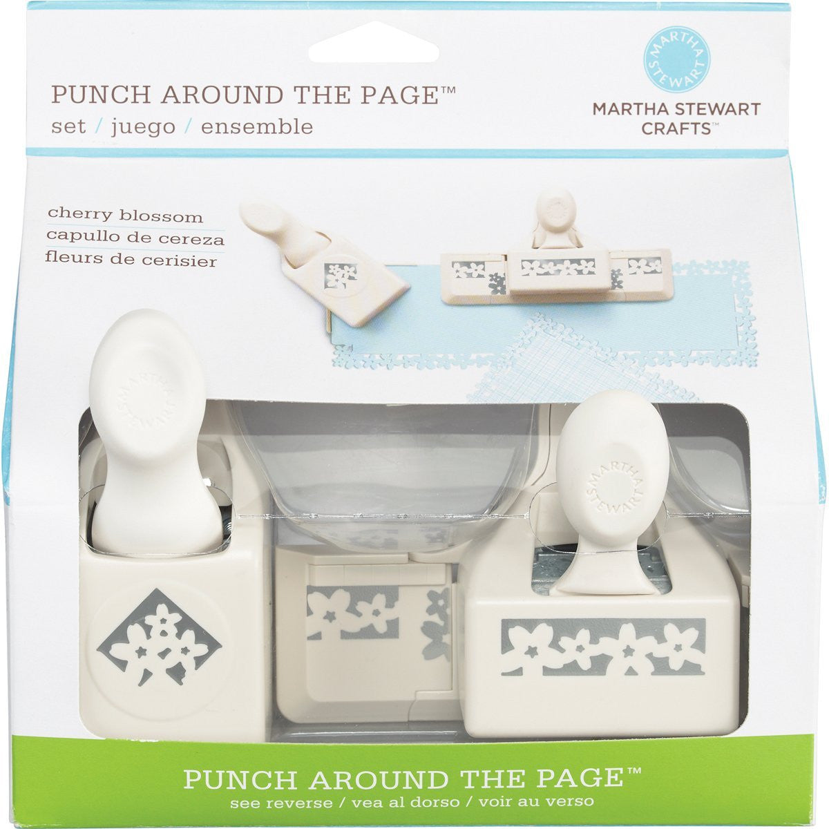 Pansy Punch Around The Page Set / Set de Perforadoras de Flores Pensamiento Descontinuado Martha Stewart