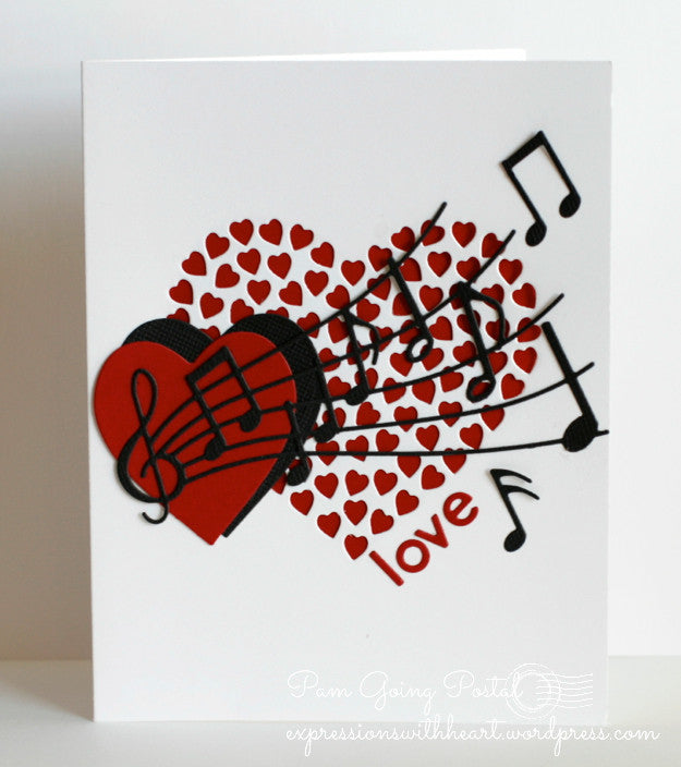 Party Music  Dies / Suaje de Corte Notas Musicales Descontinuado Memory Box
