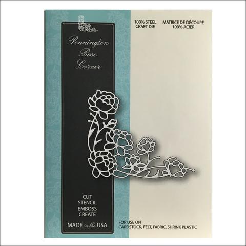 Pennington Rose Corner Die / Suaje de Corte Esquina de Rosas Descontinuado Memory Box