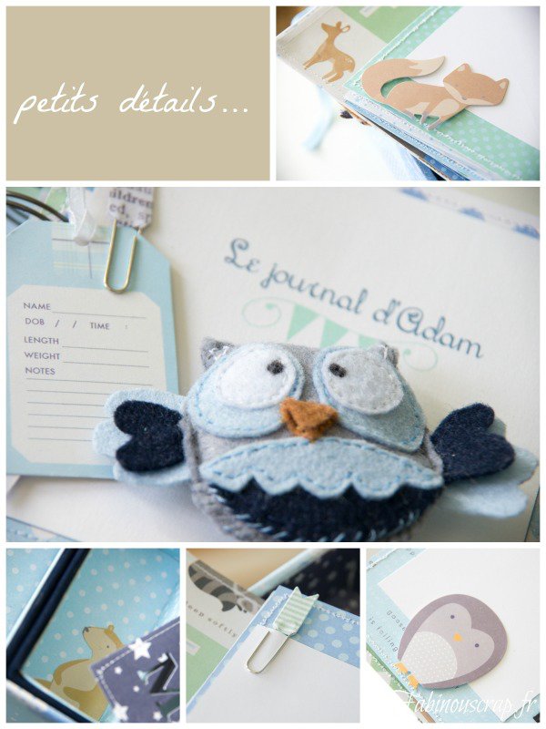 Baby Boy Kit Pebbles 12" x 12" Paper / Papel Doble Cara Niño Descontinuado American Crafts