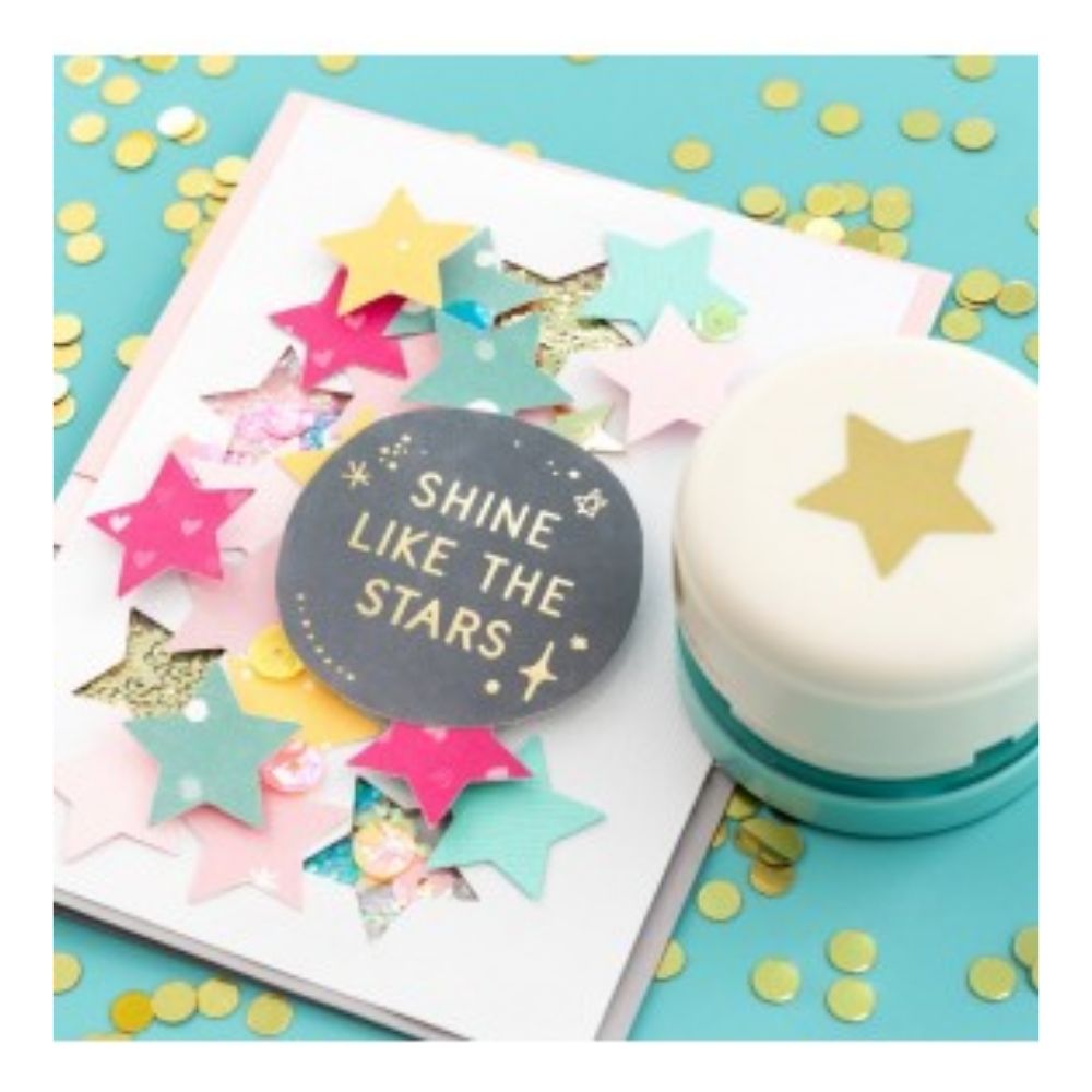 Clear Cut Punch 1" Star / Perforadora de Estrella de 2.54 cm Perforadoras We R Memory Keepers