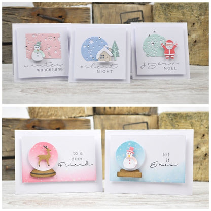 Thinlits Snowglobes Die / Suaje Globos de Nieve Navidad Descontinuado Sizzix