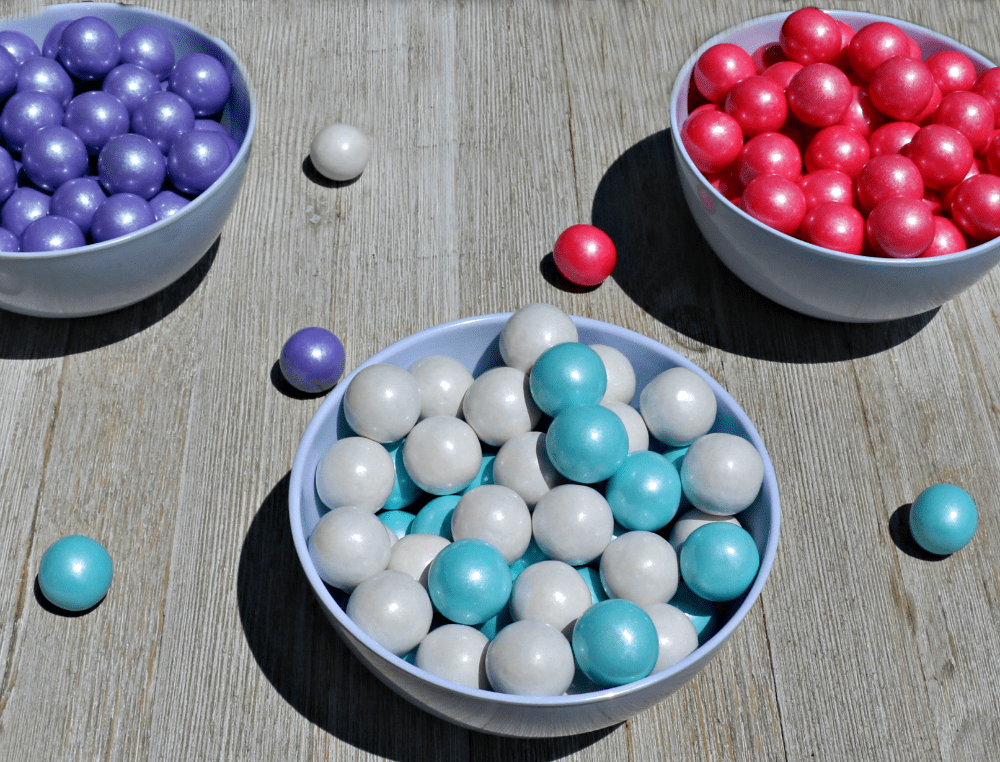 Powder Blue Gumballs Celebration / Goma de Mascar Azul Metálico Descontinuado Sweet Works