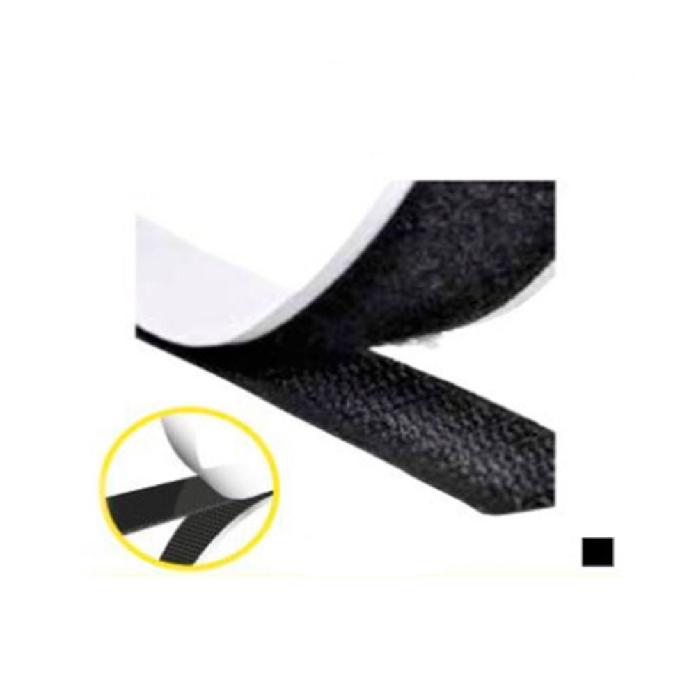 Cinta Velcro Adhesiva Negra para Montaje de 2.5 cm Adhesivos / Pegamentos Barrilito