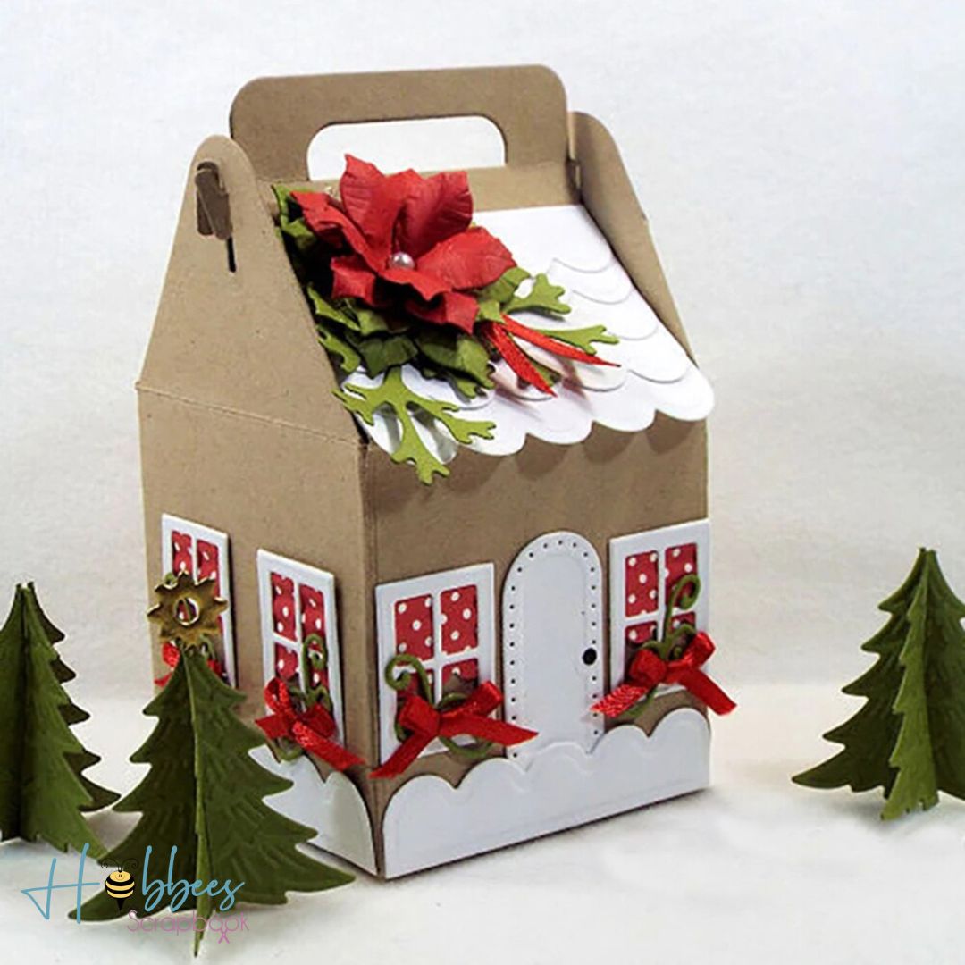Suajes de Casita de Navidad Dados de Corte / Suajes / Troqueles Hobbees