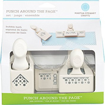 Punch Around Bubble Bath  / Perforadora de Orilla y Esquina Espuma de Baño Descontinuado Martha Stewart