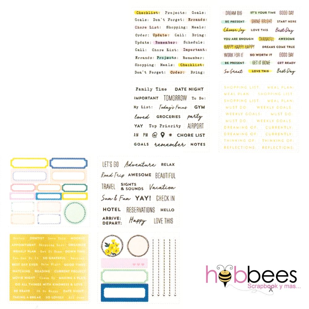 Planner Mini Sticker Book / Mini Estampass Adhesivas Descontinuado Maggie Holmes