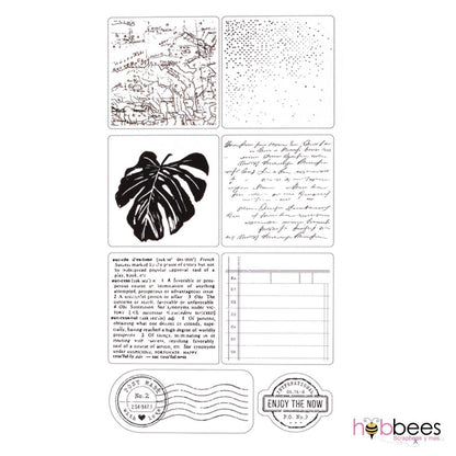 Art Walk Clear Stamps / Sellos de Polímero Descontinuado Heidi Swapp