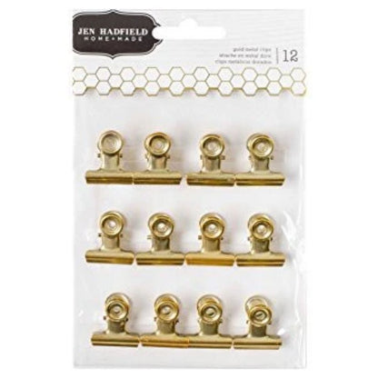 Gold Metal Clips / Clips Metálicos Dorados Descontinuado JEN HADFIELD