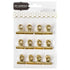 Gold Metal Clips / Clips Metálicos Dorados Descontinuado JEN HADFIELD