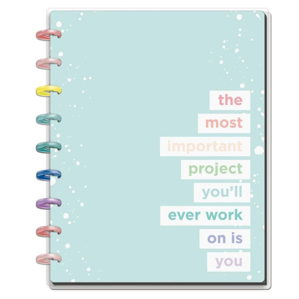 Happy Planner Wellness Medium Notebook / Planificador Mediano Bienestar Descontinuado Me &amp; My Big Ideas