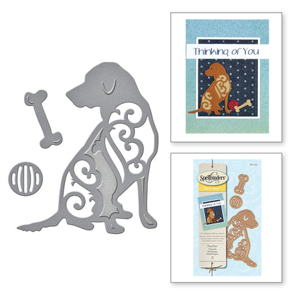 Shapeabilities Die D-Lites Dog Days / Suaje de Perrito Descontinuado Spellbinders