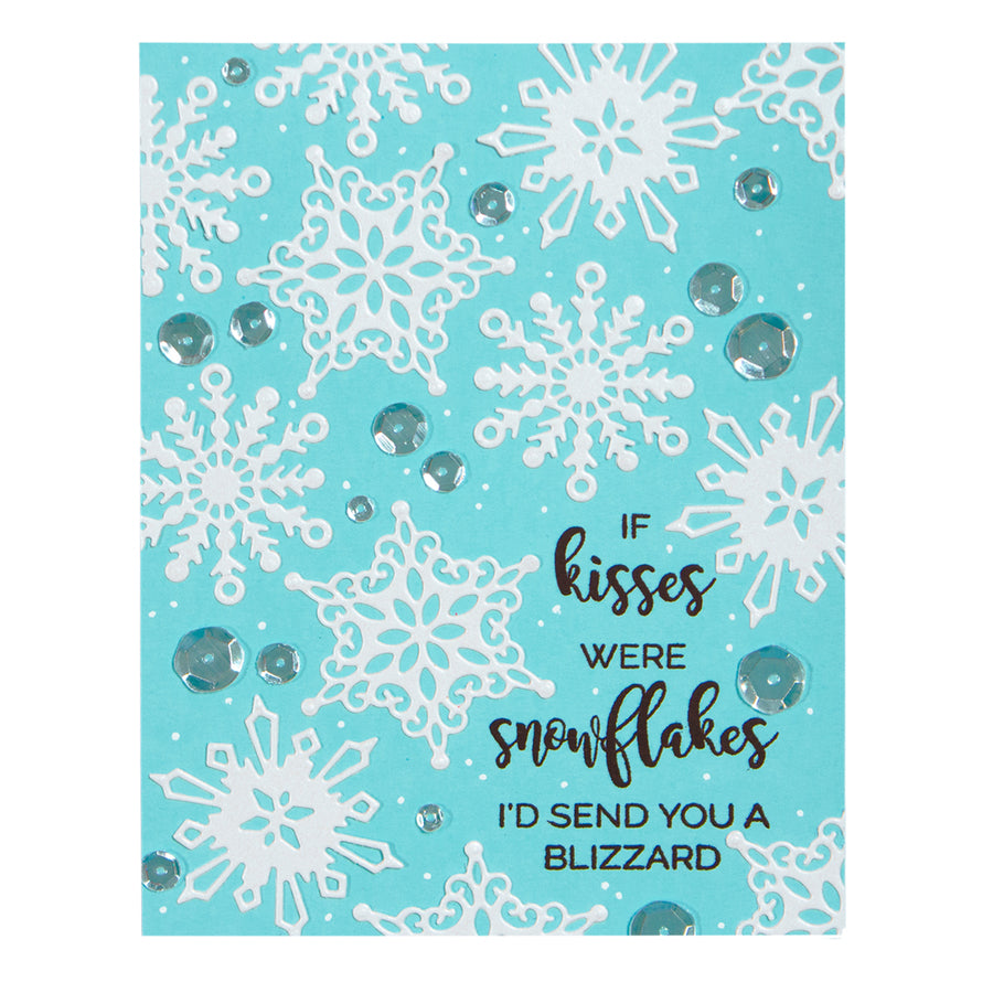 Shapeabilities Die D-Lites Snowflakes  Dies / Suajes de Copos de Nieve Descontinuado Spellbinders