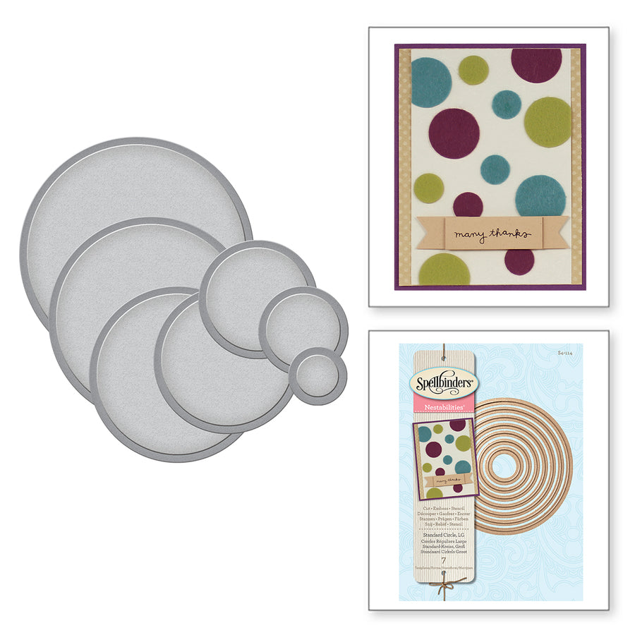Suaje de Corte de Circulo / Standard Circle LG Descontinuado Spellbinders