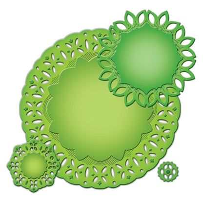 Nestabilities Decorative Elements Dies Delightful Circles / Suajes de Corte y Realce Circulos Descontinuado Spellbinders